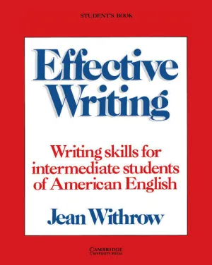 EFFECTIVE WRITING STUDENT'S BOOK