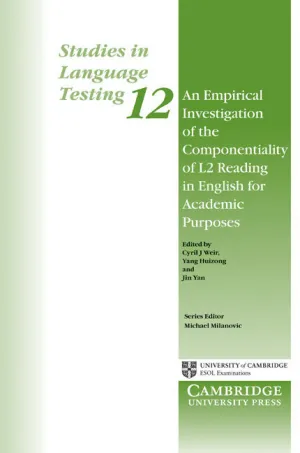AN EMPIRICAL INVESTIGATION OF THE COMPONENTIALITY OF L2 READING IN ENGLISH FOR A