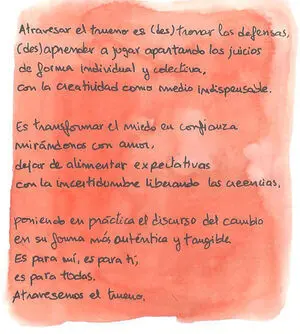 ATRAVESANDO EL TRUENO.