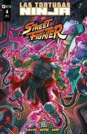 LAS TORTUGAS NINJA VS. STREET FIGHTER NÚM. 4 DE 5