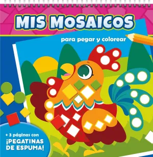 MIS MOSAICOS PARA PEGAR Y COLOREAR. ANIMALES DOMÉSTICOS
