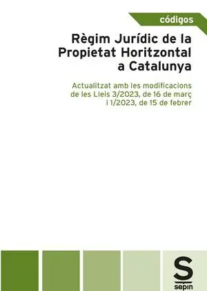 REGIMEN JURIDICO DE LA PROPIEDAD HORIZONTAL EN CATALUÑA. LI