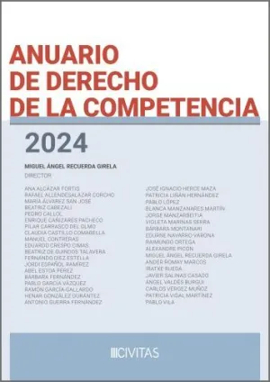 ANUARIO DE DERECHO DE LA COMPETENCIA 2024