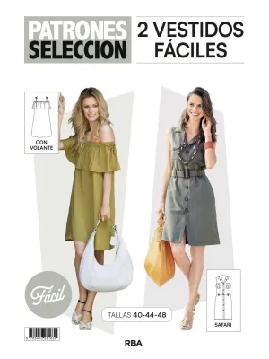 PATRONES SELECCIÓN 1. PATRÓN DE COSTURA 2 VESTIDOS FÁCILES