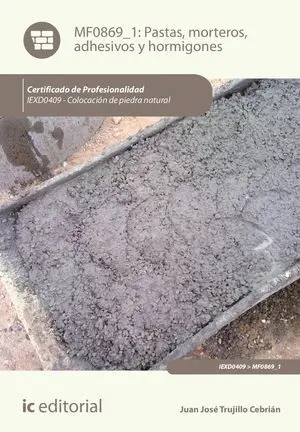 PASTAS, MORTEROS, ADHESIVOS Y HORMIGONES. IEXD0409 - COLOCACIÓN DE PIEDRA NATURA PASTAS, MORTEROS, ADHESIVOS Y HORMIGONES. IEXD0409 - COLOCACIÓN DE PIEDRA NATURA