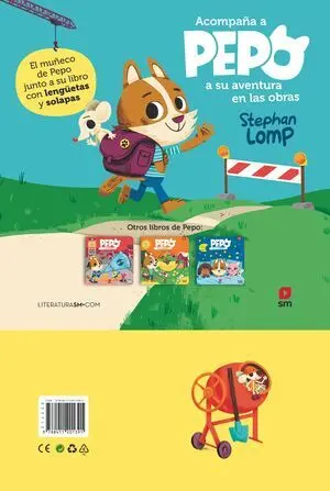 PEPO EN LA OBRA+PELUCHE