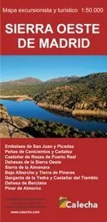 SIERRA OESTE DE MADRID. MAPA EXCURSIONISTA Y TURÍSTICO SIERRA OESTE DE MADRID. MAPA EXCURSIONISTA Y TURÍSTICO