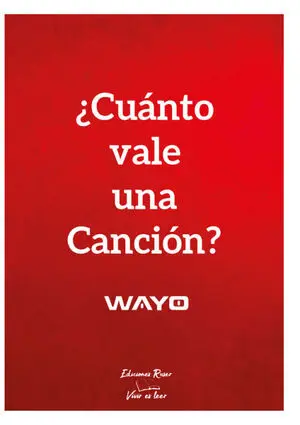 ¿CUÁNTO VALE UN CANCIÓN?