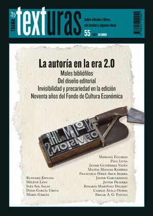 TEXTURAS 55: LA AUTORÍA EN LA ERA 2.0
