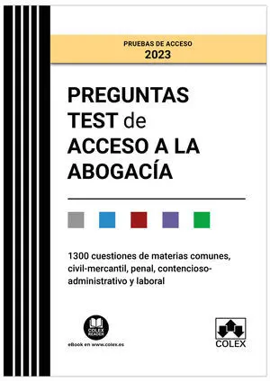 PREGUNTAS TEST DE ACCESO A LA ABOGACÍA