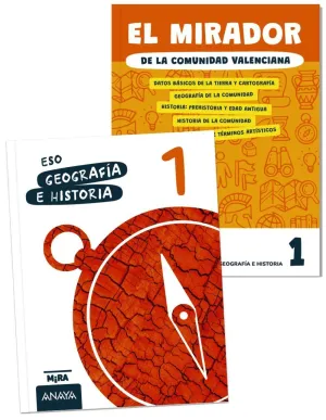 Geografía e Historia 1 + el Mirador de la Comunidad Valenciana