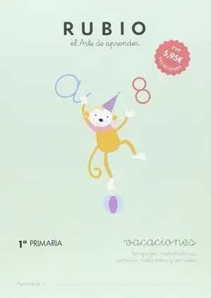 RUBIO VACACIONES - 1.º PRIMARIA