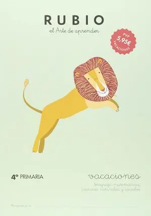 RUBIO VACACIONES  - 4.º PRIMARIA