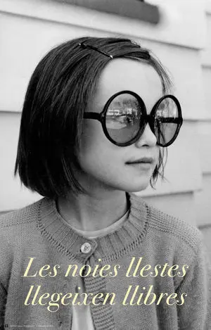 CARTEL LES NOIES LLESTES LLEGEIXEN LLIBRES