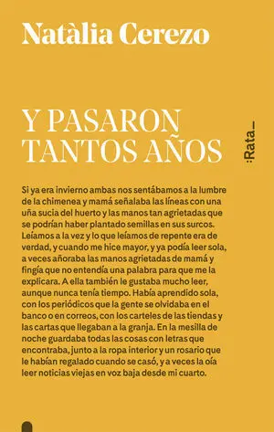 Y Pasaron Tantos Años