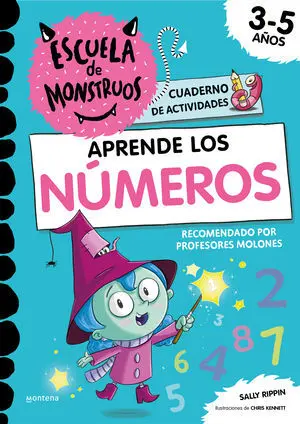Escuela Monstruos Aprendo Numeros