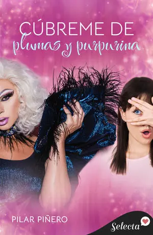 CÚBREME DE PLUMAS Y PURPURINA