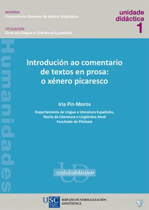 INTRODUCCIÓN AO COMENTARIO DE TEXTOS EN PROSA: INTRODUCCIÓN AO COMENTARIO DE TEXTOS EN PROSA: