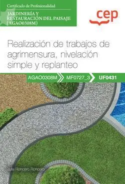 Manual. Realización de Trabajos de Agrimensura, Nivelación Simple y Replanteo (U