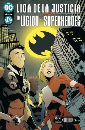 LIGA DE LA JUSTICIA CONTRA LA LEGION DE SUPERHEROES N 04