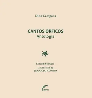 CANTOS ÓRFICOS