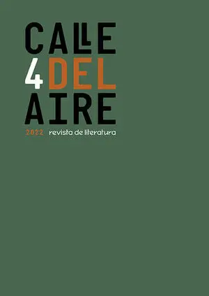 CALLE DEL AIRE. REVISTA DE LITERATURA, 4