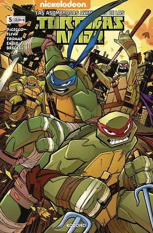 ASOMBROSAS AVENTURAS DE LAS TORTUGAS NINJA LAS N 05