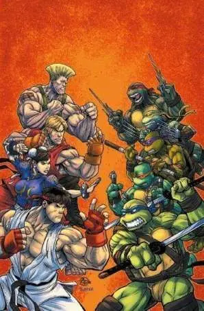 LAS TORTUGAS NINJA VS. STREET FIGHTER NÚM. 1 DE 5