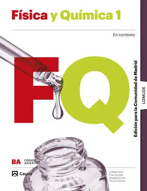FISICA QUIMICA 1ºBACH MADRID 23 LOMLOE CODIGO ABIE