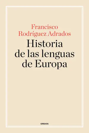 Historia de las Lenguas de Europa