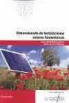 DIMENSIONADO INSTALACIONES SOLARES FOTOVOLTAICAS