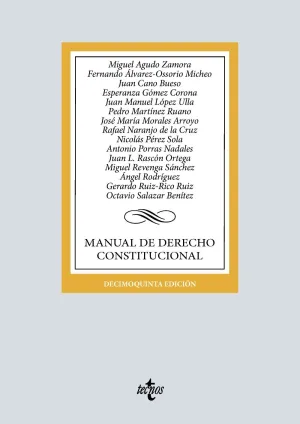 MANUAL DE DERECHO CONSTITUCIONAL