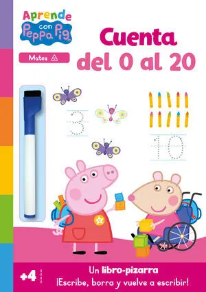 Peppa Pig. Primeros Aprendizajes - Aprende con Peppa. Cuenta del 0 Al 20