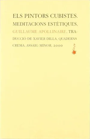 Pintors Cubistes. Meditacions Estetiques