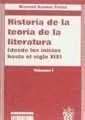 Historia de la Teoria de la Literatura Desde los Inicios Hasta el Sigl