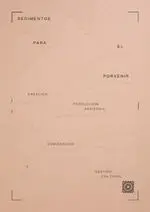 SEDIMENTOS PARA EL PORVENIR