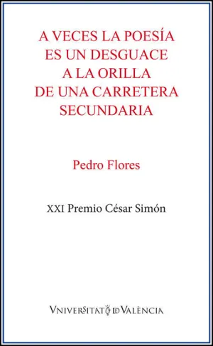 A VECES LA POESÍA ES UN DESGUACE A LA ORILLA DE UNA CARRETERA SECUNDARIA