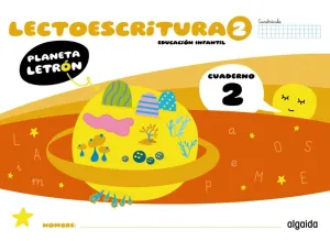 PLANETA LETRÓN. LECTOESCRITURA. NIVEL 2. CUADERNO 2. CUADRÍCULA
