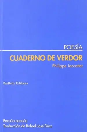 CUADERNO DE VERDOR - POESIA
