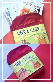 Motxilla Amb 9 Llibres Per Aprendre a Llegir