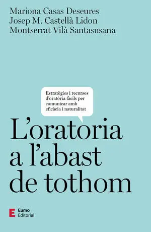 L'ORATÒRIA A L'ABAST DE TOTHOM L'ORATÒRIA A L'ABAST DE TOTHOM