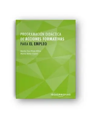 PROGRAMACIÓN DIDÁCTICA DE ACCIONES FORMATIVAS PARA EL EMPLEO