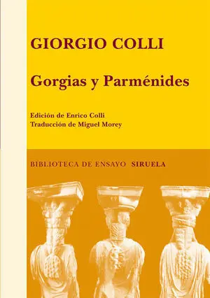 Gorgias y Parmenides Bem-72