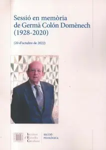 SESSIÓ EN MEMÒRIA DE GERMÀ COLÓN (1928-2020)