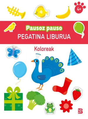 PAUSOZ PAUSO  PEGATINA LIBURUA - KOLOREAK