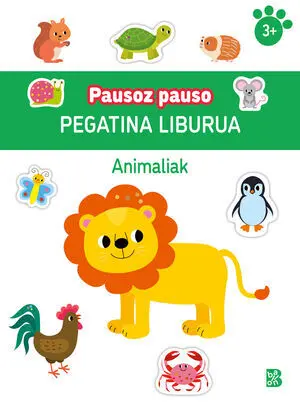 PAUSOZ PAUSO  PEGATINA LIBURUA -ANIMALIAK