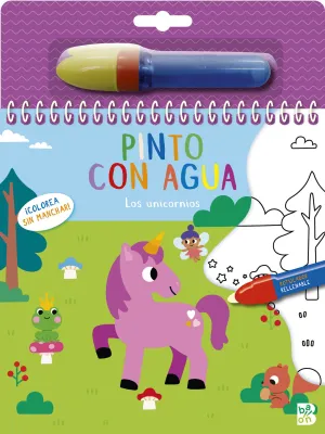 PINTO CON AGUA-LOS UNICORNIOS