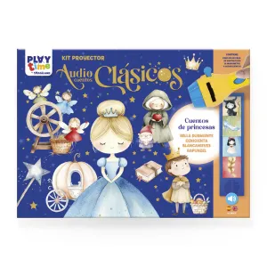 KIT PROYECTOR AUDIOCUENTOS CLASICOS - CUENTOS DE PRINCESAS